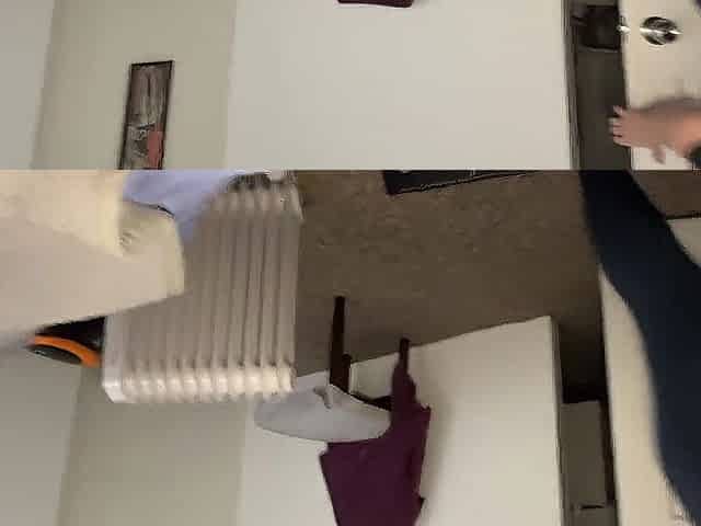 The recent Maid came to Work Wearing Gym Garments (FETISH)
