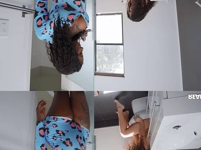 Ebony stepmom is keen to fuck with daughter's boyfriend