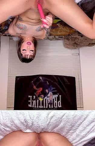 Amateur brunette ariana marie solo toying