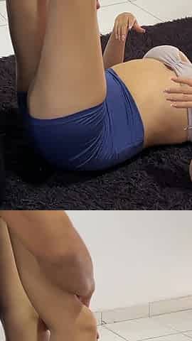 I See My Stepsister Doing Yoga in Leggings... I Couldn't Stand It and I Fucked Her Hard in All Positions