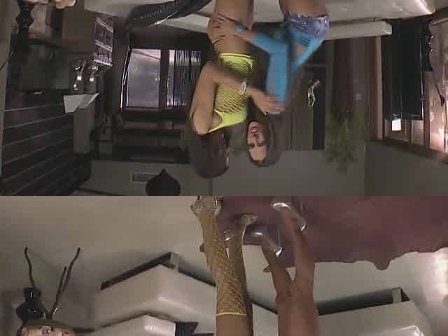 Awesome sweethearts get anally slammed by a hard penis