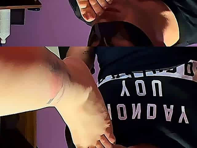 Amateur German Housewife Stinky Feet, Cum on Feet