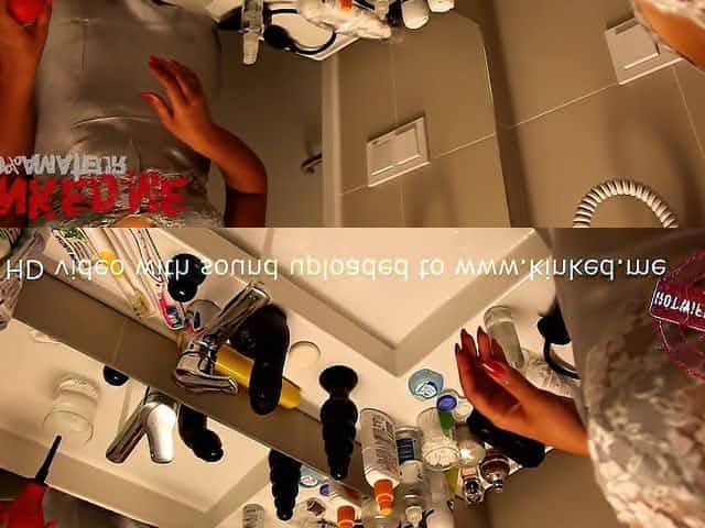 Amateur milk enema addict colon cliansing
