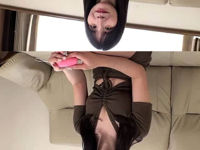Emo teen on solo webcam masturbation