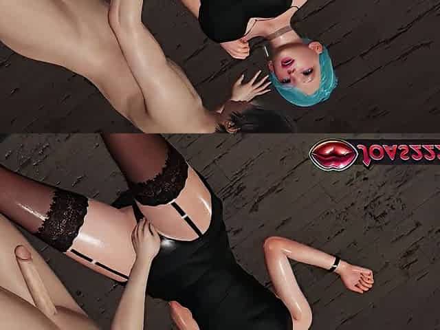 Nylons Anna CG Comics: Floor Carpet munch & Intensive Moist Fingering, Standing Rimjob to Biggest Squirt
