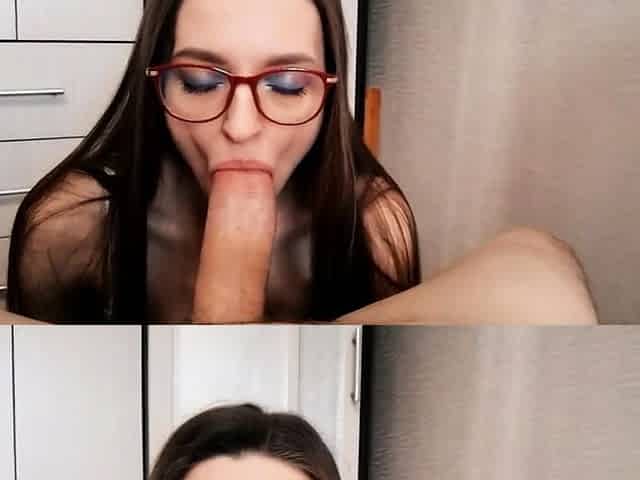 Blowjob Queen Pleasures Him to the Fullest!