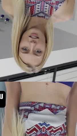 SisLovesMe - Lucky Stud Caught Horny Blonde Babe Rubbing Her Cunt Gets To Fuck Her Instead