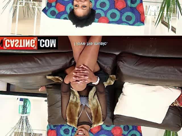Large Breasts & Booty Ebony Chick HARDCORE POUNDED By Large Dong Producer