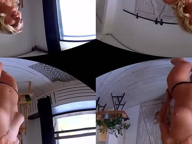 Busty Blonde Teen 18+ Teasing In Exclusive Stasyq Vr Video
