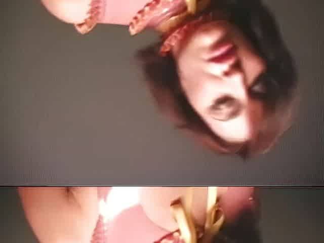 Latex Undress Tease and Snatch Rubbing