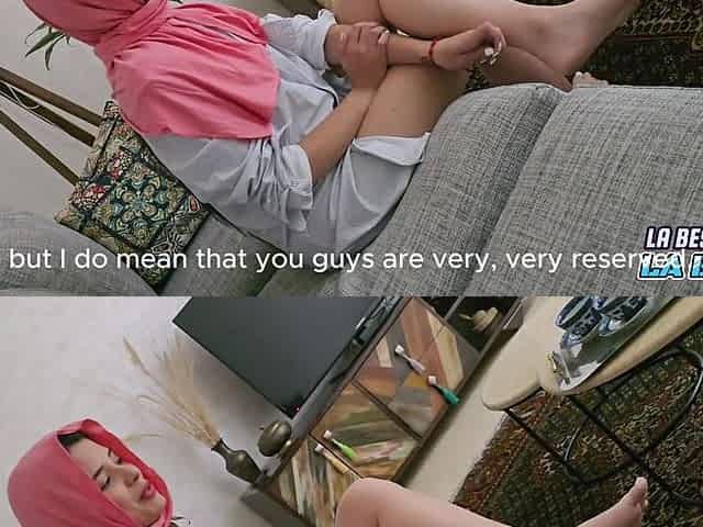 Muslim Virgin Meets a Cock for the First Time and Sucks Me off and Shoves It in Her Tight Pussy