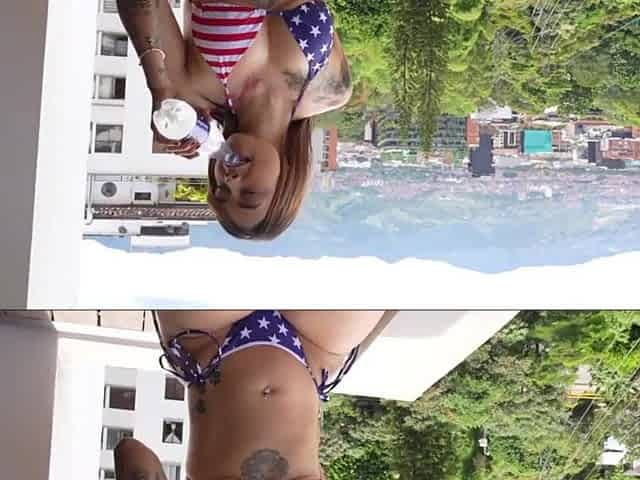 Michel Chica - Large Boob Doxy Gets Snatch And Throat Stretched By Large White Knob
