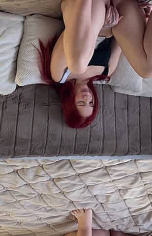 Girl Fingering Herself in Bedroom
