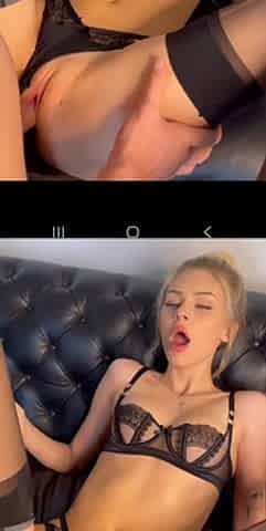 College young perfect fitness pov