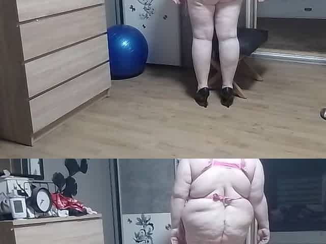 SSBBW New Rubber Apron and Not Underneath