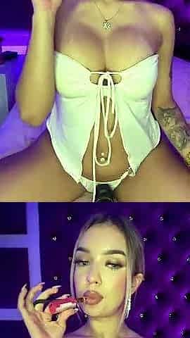 Pulled amateur babe shows her big boobs