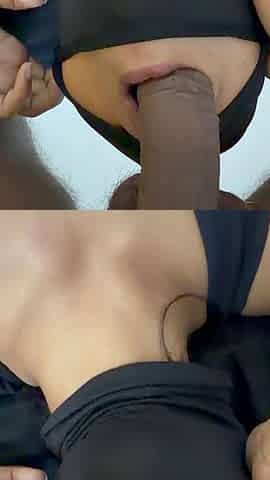 Desi Girl Sucked the Penis with Her Mouth and Took Out the Water.