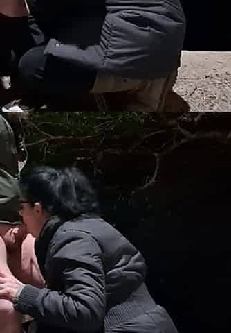 Amateur Outdoors Blowjob