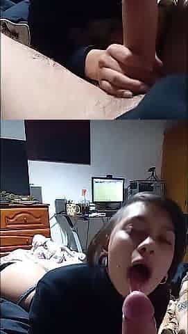 Meg Perverted festeja Argentina Campeon vs Brasil Y se llena la cara de leche - CAMPEON ARGENTINA
