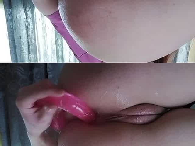 What Does Hana Do After College? I Fuck Myself with a Double Dildo and Cum Hard
