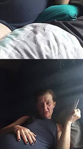 Pregnant abdomen large smokin' softcore teasing movie scene two