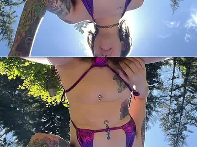 Microbikini Smoking Goddess Worship