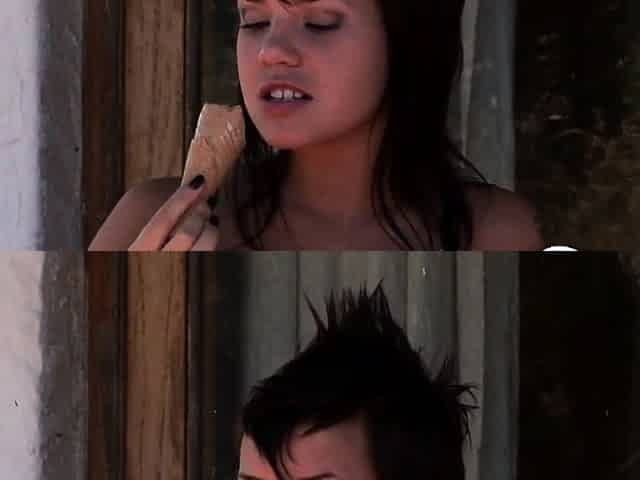 Cute Rain and Lesbian Tease