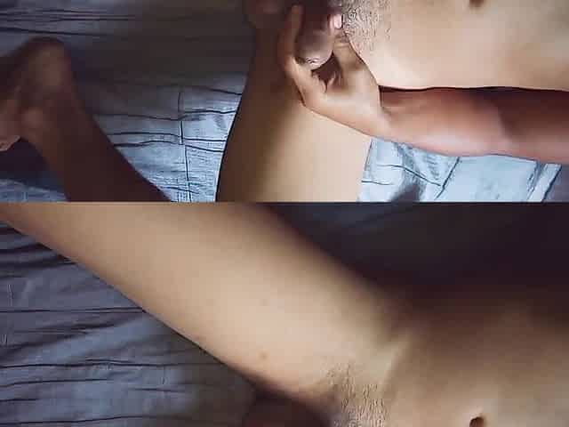 Oriental solo boy wanking and ejaculation