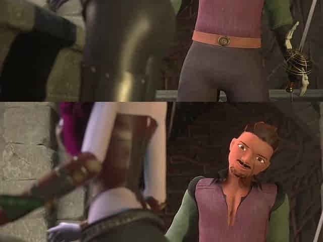 3DGSPOT - Breasty Elf Dominates A Stud In A Fight And Is Rewarded By His Shlong! CG ANIMATION!