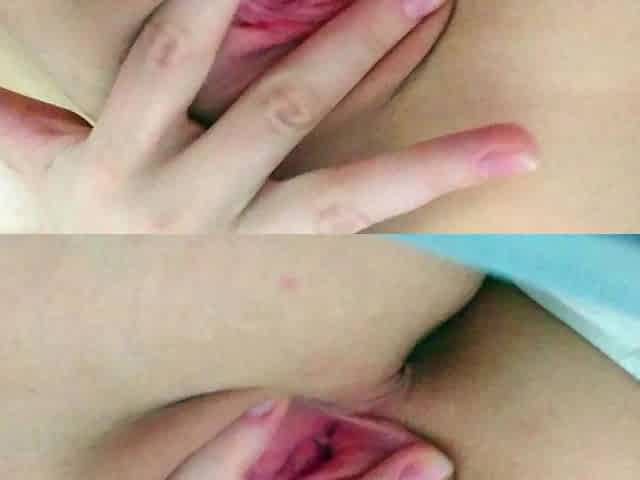 Close up MILF masturbation