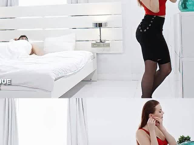 Breathtaking Czech Gal Charlie Red Vagina Creampie with Large Ramrod Boyfriend