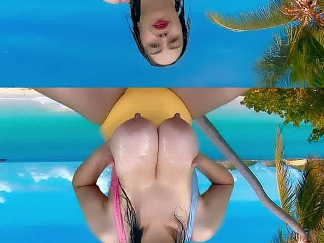Huge Tits Oiled and Milked