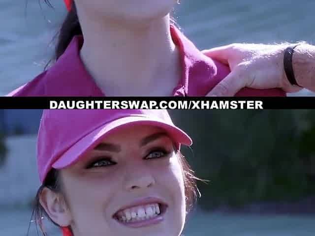DaughterSwap - Excited Tennis Gals Ride Stepdads Dick