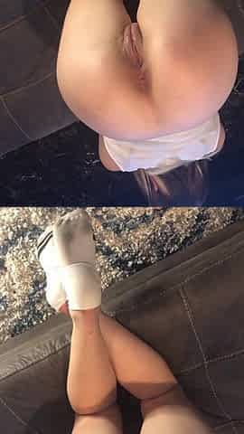 Kat gets the entire penis widen wide open