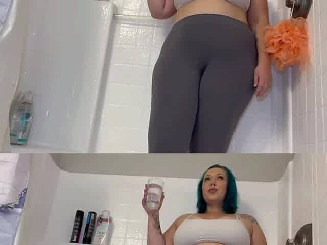 I Already Must Pee but I Keep Drinking Until I Soaked My Leggings!