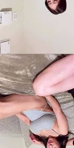See how this Asian babe with big boobs