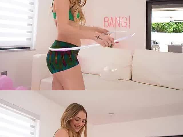 Golden-haired Lacee Rose: Balloon Popping & Penis Riding XXX Scene