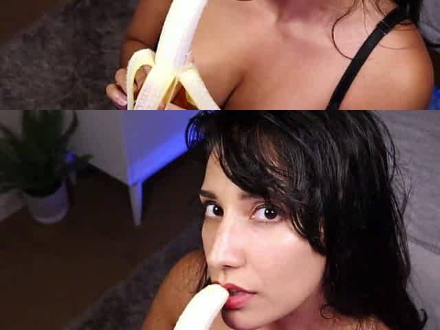 Amateur Brunette Anal Toy