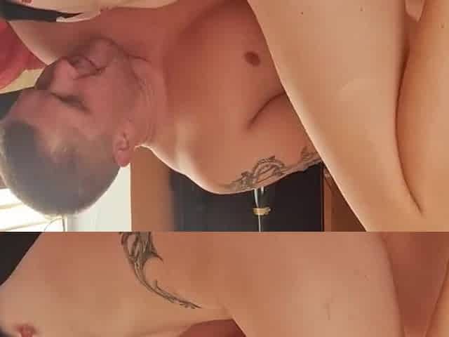 Ardent sex helps her calm down. This guy forgotta pull out