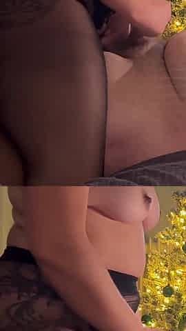 I Jerk off and Make Him Cum by Rubbing the Chapel Inside the Pantyhose