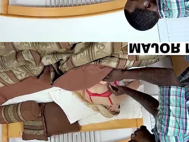 Ashley Fires Gags On Rome Major During Obscene Interracial Screw!