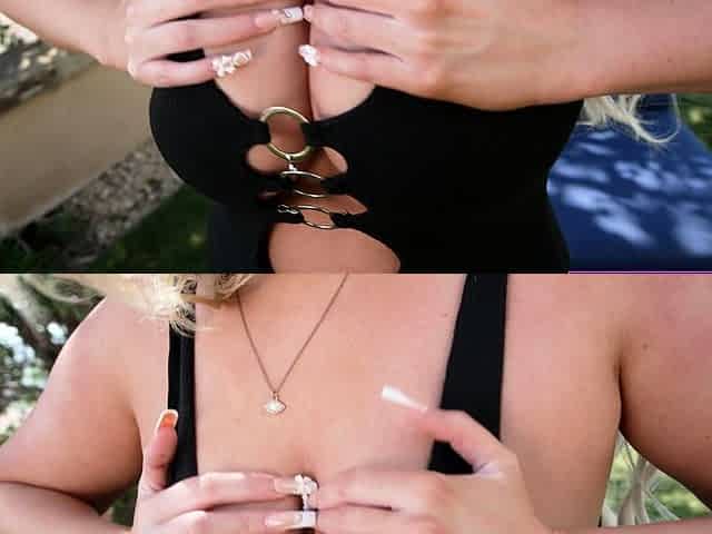 JOI Boob Tease With Busty Babe Tiffani Madison