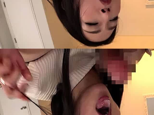 Slut gives wam deep throat pov blowjob and handjob