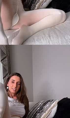 Christina Khalil See Through Try On Pantyhose Onlyfans