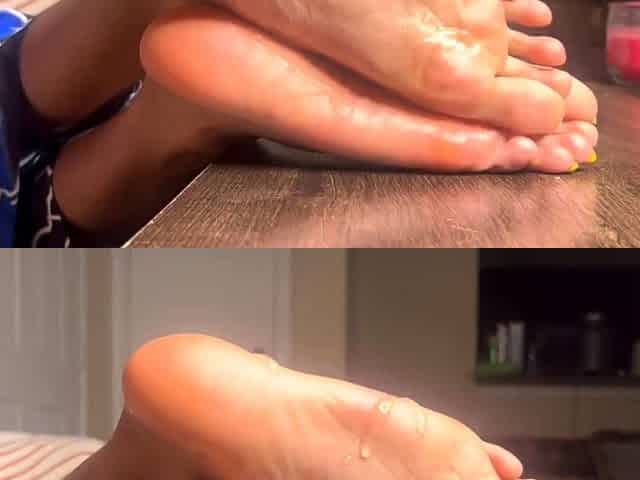Maitresse Madelines solo foot fetish POV