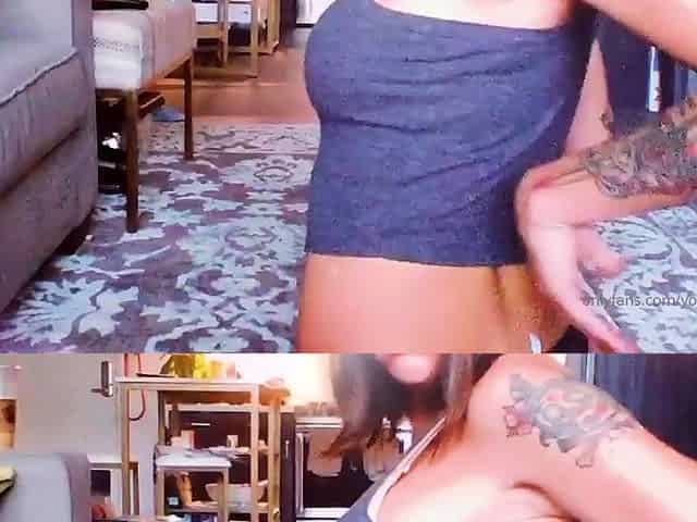 Amateur brunette ariana marie solo toying