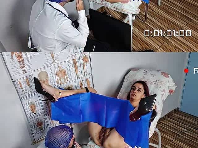 The gynecologist couldn't resist his patient's pussy!