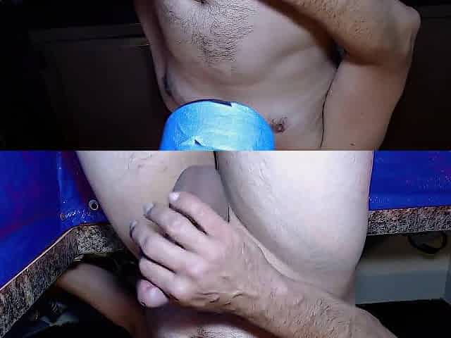 Homemade Autostroke toy makes me cum by the end