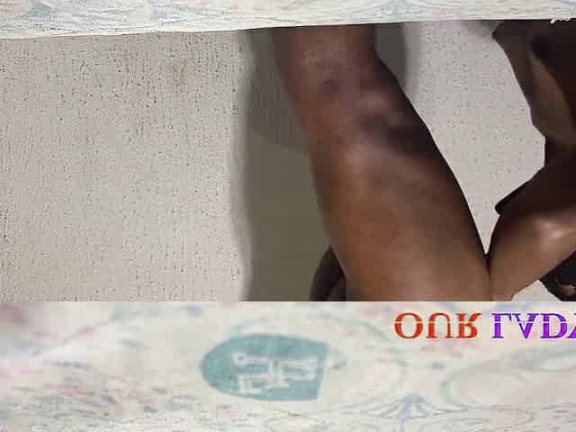 Black slender blond gave a nice blow job to the neighbour nextdoor and this happened
