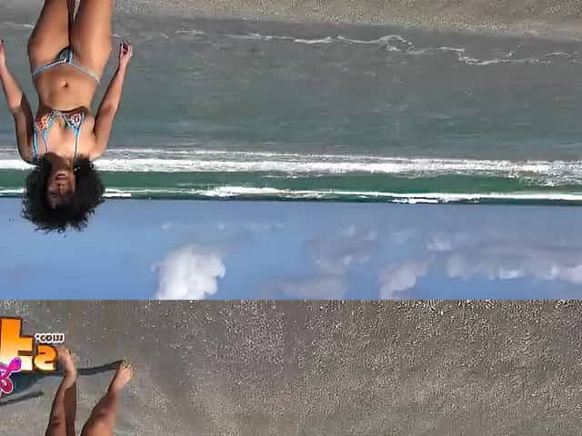 Busty Latina Ava Sanchez pussy fucked after a trip to the beach